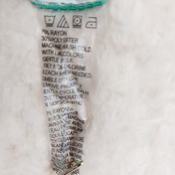 Blouse Size 8P Rainbow Stripe Abstract Sheer Textured Whimsycore Artsy Bold Y2K - Picture 13 of 13